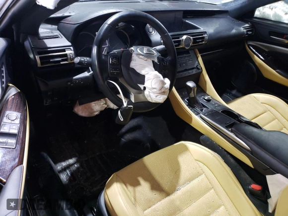 2019 Lexus RC 300 with VIN JTHS85BC5K5005043, listed as a Copart auction lot 87729815 with 63,341 mi miles and Salvage title. Bid and sale history available at DreamBid. Image 8.