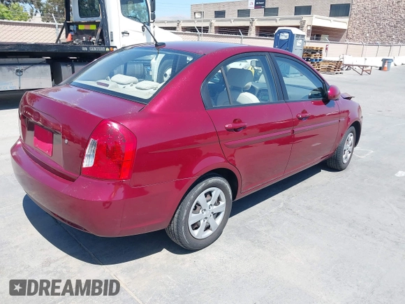 2009 Hyundai Accent Auto GLS with VIN KMHCN46C39U298942, listed as a IAAI auction lot 42562029 with 146,261 mi miles and . Bid and sale history available at DreamBid. Image 4.