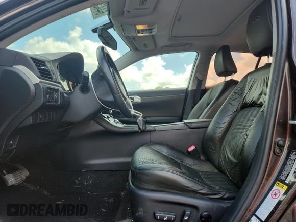 2012 Lexus CT 200h with VIN JTHKD5BH3C2106799, listed as a Copart auction lot 64438005 with 166,314 mi miles and Clean title. Bid and sale history available at DreamBid. Image 7.
