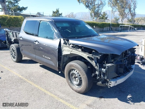 2023 Toyota Tundra 2WD Limited with VIN 5TFJA5AB3PX023188, listed as a IAAI auction lot 41669710 with 46,953 mi miles. Bid and sale history available at carsss.com. Image 1.