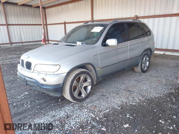 2001 BMW X5 3.0i with VIN WBAFA53591LH79412, listed as a IAAI auction lot 41410946 with 186,315 mi miles. Bid and sale history available at carsss.com. Image 2.