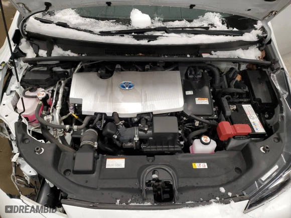 2022 Toyota Prius LE with VIN JTDL9MFU2N3034077, listed as a Copart auction lot 43617355 with 14,253 mi miles and Salvage Title. Bid and sale history available at carsss.com. Image 11.