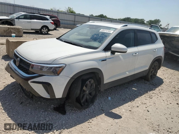 2023 Volkswagen Taos SE z VIN 3VVNX7B26PM301101, wystawiony jako Copart lot #65414164 z przebiegiem Nie podano mil oraz Szkoda całkowita • Salvage title. Historia ofert i sprzedaży dostępna na DreamBid. Obrazek 1.