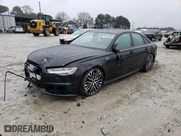 2018 Audi A6 with VIN WAUH3AFC3JN002666, listed as a Copart auction lot 72143102 with 43,542 mi miles and . Bid and sale history available at DreamBid. Image 1.