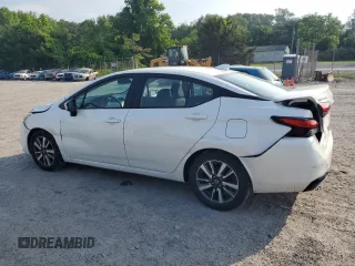 2021 Nissan Versa SV with VIN 3N1CN8EV0ML878153, listed as a Copart auction lot 59637955 with 76,673 mi miles and Salvage title. Bid and sale history available at DreamBid. Image 2.