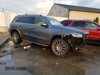 2023 Mercedes-Benz GLS 450 with VIN 4JGFF5KE0PA965651, listed as a Copart auction lot 76842593 with 2,538 mi miles and . Bid and sale history available at DreamBid. Image 4.
