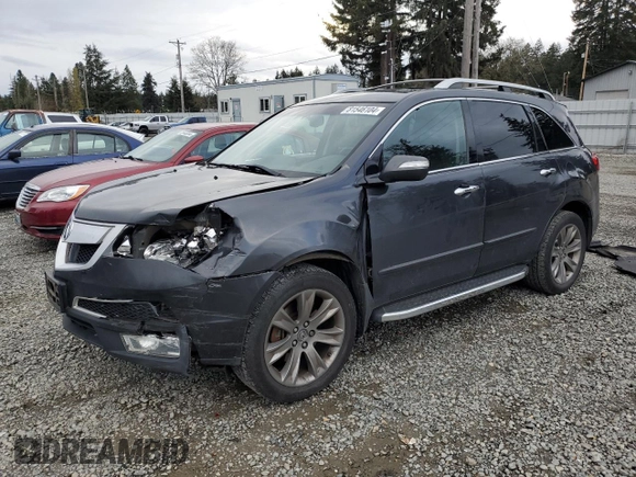 2013 Acura MDX Advance with VIN 2HNYD2H8XDH523275, listed as a Copart auction lot 81546104 with 187,845 mi miles and Salvage Title. Bid and sale history available at DreamBid. Image 1.