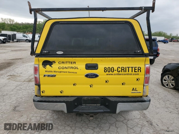 2014 Ford F-150 XL with VIN 1FTMF1CM9EKD28260, listed as a Copart auction lot 53621295 with 130,376 mi miles and Salvage Title. Bid and sale history available at carsss.com. Image 6.