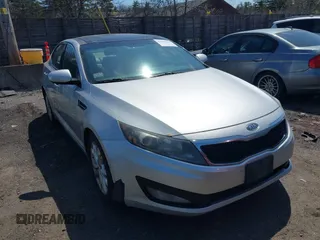 2012 Kia Optima EX with VIN 5XXGN4A75CG034585, listed as a IAAI auction lot 42105669 with 274,708 mi miles. Bid and sale history available at carsss.com. Image 1.