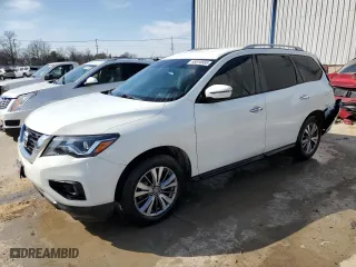 2020 Nissan Pathfinder SL with VIN 5N1DR2CN2LC611138, listed as a Copart auction lot 48510565 with 123,225 mi miles and Salvage Title. Bid and sale history available at carsss.com. Image 1.