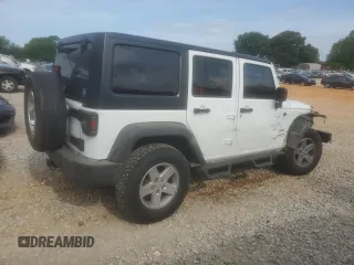 2017 Jeep Wrangler Unlimited Sport with VIN 1C4BJWDG6HL709901, listed as a Copart auction lot 55262645 with 100,887 mi miles and Salvage title. Bid and sale history available at DreamBid. Image 3.