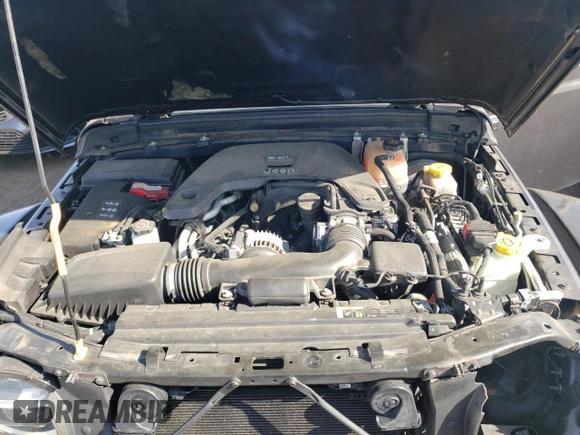 2019 Jeep Wrangler Unlimited Rubicon with VIN 1C4HJXFG2KW662384, listed as a Copart auction lot 54538255 with 78,568 mi miles and Salvage title. Bid and sale history available at DreamBid. Image 12.