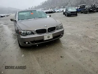 2007 BMW 7 Series 750Li with VIN WBAHN83587DT76391, listed as a Copart auction lot 44935055 with 0 mi miles and Salvage Title. Bid and sale history available at carsss.com. Image 11.