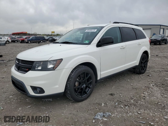 2017 Dodge Journey SXT with VIN 3C4PDCBG8HT545764, listed as a Copart auction lot 50450415 with 104,416 mi miles and Salvage Title. Bid and sale history available at carsss.com. Image 1.