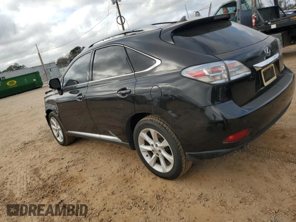 2012 Lexus RX 350 with VIN 2T2ZK1BA2CC066391, listed as a Copart auction lot 60795115 with 153,269 mi miles and Salvage title. Bid and sale history available at DreamBid. Image 2.