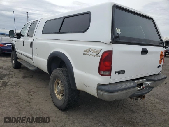 2000 Ford F-350 XL with VIN 1FTSW31FXYEA87819, listed as a Copart auction lot 49783485 with 244,751 mi miles and Salvage Title. Bid and sale history available at DreamBid. Image 2.