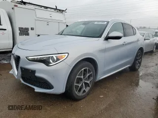2020 Alfa Romeo Stelvio Ti z VIN ZASPAKBN2L7C91524, wystawiony jako Copart lot #50923995 z przebiegiem 27 436 mil mil oraz Szkody całkowita. Historia ofert i sprzedaży dostępna na DreamBid. Obrazek 1.