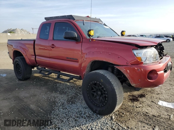 2005 Toyota Tacoma PreRunner with VIN 5TETU62N25Z045378, listed as a Copart auction lot 45417655 with 178,711 mi miles and Salvage title. Bid and sale history available at DreamBid. Image 4.