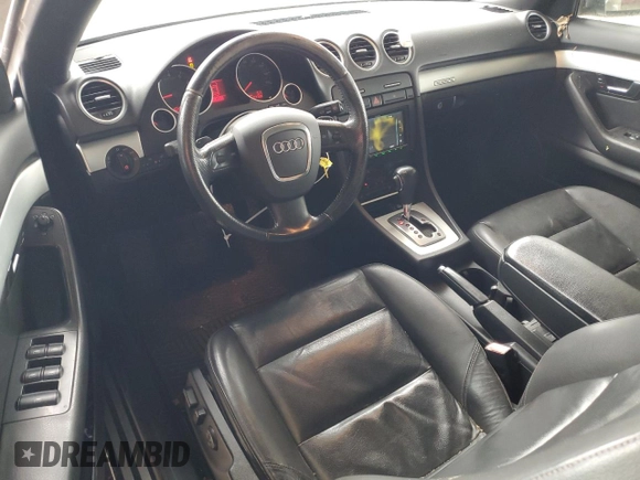 2007 Audi A4 with VIN WAUEF48HX7K031192, listed as a Copart auction lot 60358095 with 107,739 mi miles and Clean title. Bid and sale history available at DreamBid. Image 8.