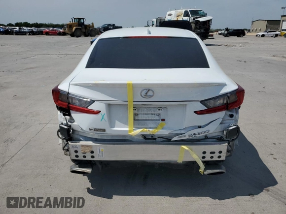 2018 Lexus RC with VIN JTHS85BC3J5004469, listed as a Copart auction lot 53468235 with 61,949 mi miles and Salvage Title. Bid and sale history available at carsss.com. Image 6.