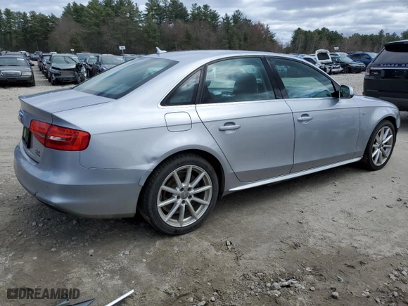 2015 Audi A4 Premium Plus with VIN WAUFFAFL9FN021843, listed as a Copart auction lot 52614975 with 142,458 mi miles and Clean Title. Bid and sale history available at carsss.com. Image 3.