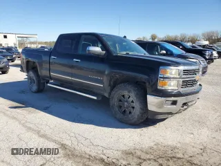 2014 Chevrolet Silverado 1500 LTZ with VIN 3GCUKSEC5EG110894, listed as a Copart auction lot 79032044 with 185,269 mi miles and Salvage Title. Bid and sale history available at DreamBid. Image 4.