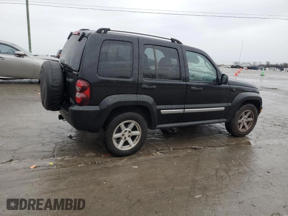 2005 Jeep Liberty Limited with VIN 1J4GK58K95W652061, listed as a Copart auction lot 43195585 with 150,181 mi miles and Salvage Title. Bid and sale history available at carsss.com. Image 3.