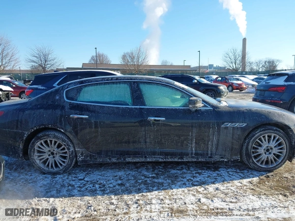 2014 Maserati Quattroporte S Q4 with VIN ZAM56RRA3E1123504, listed as a IAAI auction lot 41395299 with 49,192 mi miles. Bid and sale history available at carsss.com. Image 12.