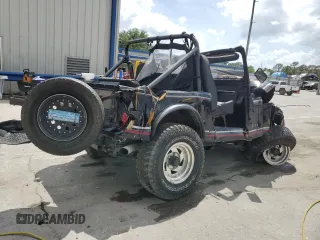 1985 Jeep CJ with VIN 1JCUM87A5FT013089, listed as a Copart auction lot 51692495 with 7,443 mi miles and Non Repairable. Bid and sale history available at carsss.com. Image 3.