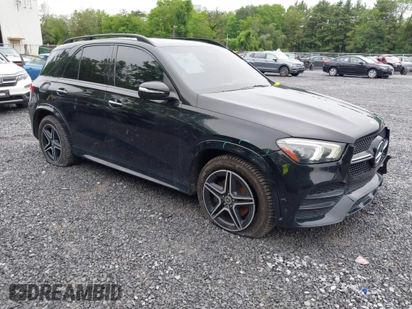 2020 Mercedes-Benz GLE 350 with VIN 4JGFB4KBXLA217687, listed as a IAAI auction lot 42518032 with 98,985 mi miles and . Bid and sale history available at DreamBid. Image 1.