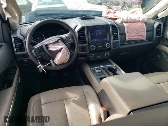 2020 Ford Expedition Max XLT with VIN 1FMJK1HT6LEA65263, listed as a Copart auction lot 87972395 with 94,412 mi miles and Salvage Title. Bid and sale history available at DreamBid. Image 8.