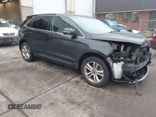 2015 Ford Edge SEL with VIN 2FMTK4J93FBC24166, listed as a IAAI auction lot 41322955 with 91,362 mi miles. Bid and sale history available at carsss.com. Image 1.