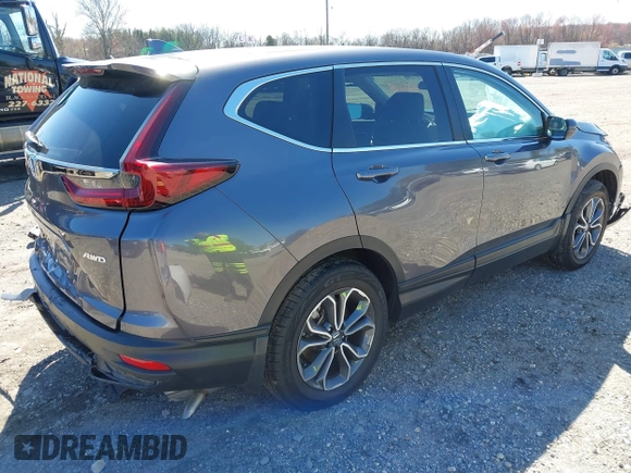 2022 Honda CR-V EX with VIN 2HKRW2H52NH611255, listed as a IAAI auction lot 41858138 with 34,891 mi miles and . Bid and sale history available at DreamBid. Image 4.