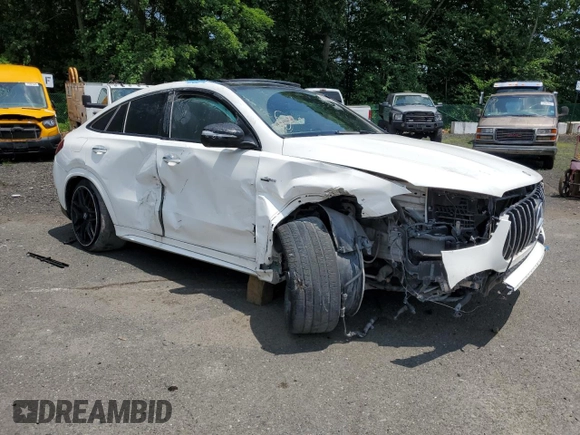 2024 Mercedes-Benz GLE 53 AMG with VIN 4JGFD6BB4RB131297, listed as a Copart auction lot 62172795 with Not provided miles and Clean title. Bid and sale history available at DreamBid. Image 4.