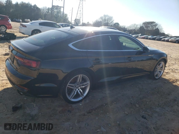 2019 Audi A5 Sportback Premium Plus with VIN WAUENCF59KA027705, listed as a Copart auction lot 40199864 with 12,065 mi miles. Bid and sale history available at carsss.com. Image 3.