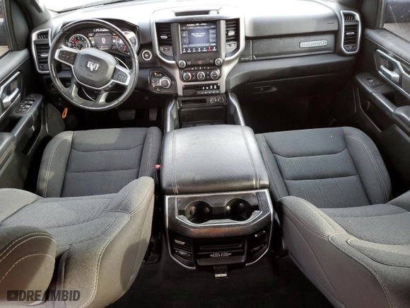 2020 Ram 1500 Big Horn with VIN 1C6RRFFG5LN268299, listed as a Copart auction lot 82467744 with 84,673 mi miles and Salvage Title. Bid and sale history available at carsss.com. Image 8.