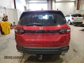 2025 Honda Pilot Black Edition with VIN 5FNYG1H94SB051190, listed as a Copart auction lot 85332994 with 3,116 mi miles and Salvage Title. Bid and sale history available at carsss.com. Image 6.
