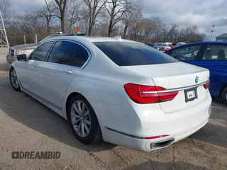 2018 BMW 7 Series 740i with VIN WBA7E2C50JG742505, listed as a IAAI auction lot 41238238 with 111,901 mi miles. Bid and sale history available at carsss.com. Image 3.