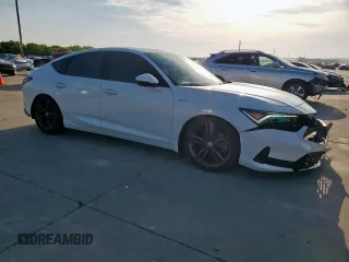 2023 Acura Integra Technology with VIN 19UDE4G76PA007232, listed as a Copart auction lot 56252435 with 34,256 mi miles and Salvage title. Bid and sale history available at DreamBid. Image 4.