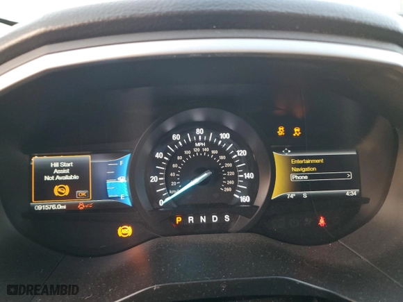 2015 Ford Edge SEL with VIN 2FMTK3J91FBB92828, listed as a Copart auction lot 43271665 with 91,576 mi miles and Salvage Title. Bid and sale history available at carsss.com. Image 9.