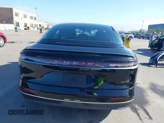 2024 Lucid Air Pure with VIN 50EA1PGA8RA003420, listed as a IAAI auction lot 41593215 with 3,856 mi miles. Bid and sale history available at carsss.com. Image 17.