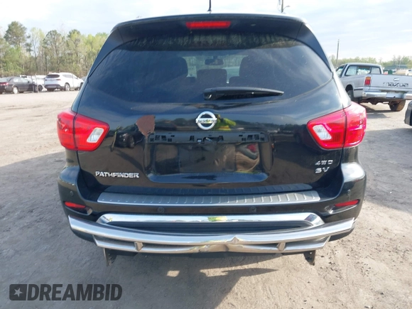 2017 Nissan Pathfinder SV with VIN 5N1DR2MM7HC651986, listed as a IAAI auction lot 42012621 with 379,678 mi miles. Bid and sale history available at carsss.com. Image 16.