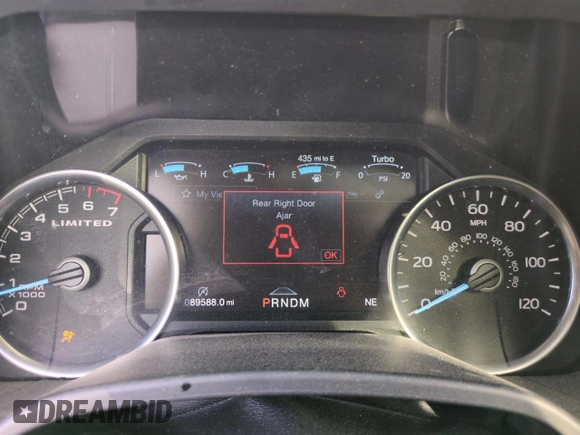 2019 Ford F-150 Limited with VIN 1FTEW1EG9KFB04695, listed as a Copart auction lot 47991505 with 89,588 mi miles and Salvage Title. Bid and sale history available at carsss.com. Image 9.