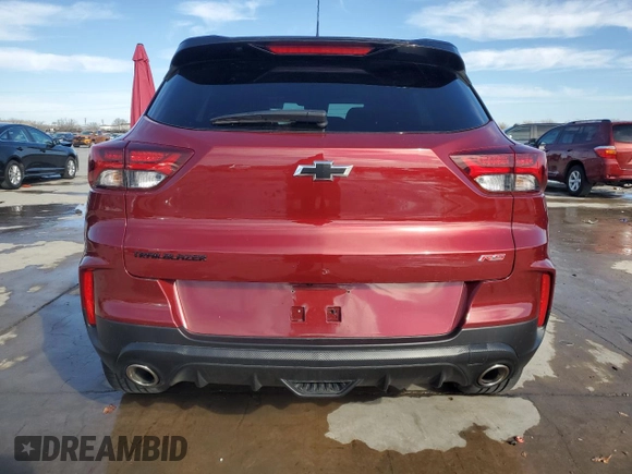 2023 Chevrolet TrailBlazer RS with VIN KL79MTSL3PB088946, listed as a Copart auction lot 42340235 with 17,956 mi miles and Clean Title. Bid and sale history available at DreamBid. Image 6.