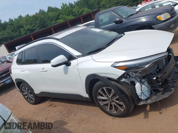 2022 Toyota Corolla Cross XLE with VIN 7MUDAABG0NV027076, listed as a IAAI auction lot 42563337 with 46,375 mi miles and . Bid and sale history available at DreamBid. Image 13.