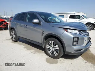 2022 Mitsubishi Outlander Sport ES with VIN JA4APUAU1NU015965, listed as a Copart auction lot 49728495 with 60,968 mi miles and Salvage Title. Bid and sale history available at carsss.com. Image 4.