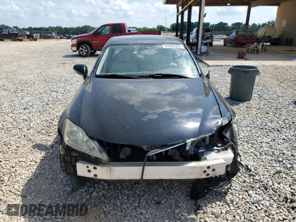 2009 Lexus IS 250 with VIN JTHBK262295096302, listed as a Copart auction lot 54860505 with 141,960 mi miles and Salvage title. Bid and sale history available at DreamBid. Image 5.