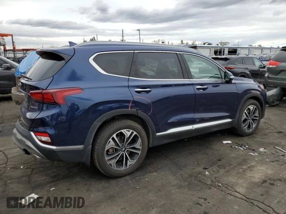 2020 Hyundai Santa Fe SEL with VIN 5NMS3CAA3LH152481, listed as a Copart auction lot 45604305 with 59,901 mi miles and Salvage Title. Bid and sale history available at carsss.com. Image 3.
