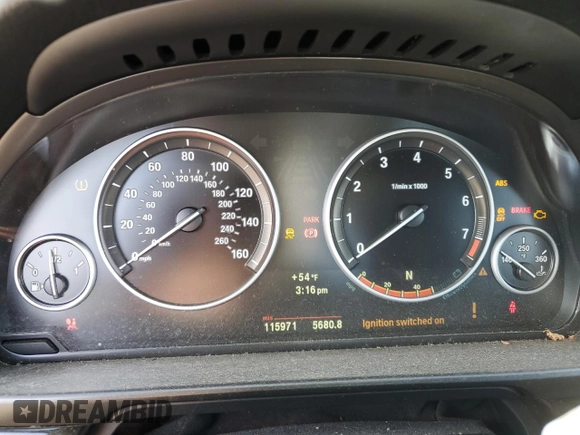 2013 BMW 5 Series 550i with VIN WBAFR9C59DDX79700, listed as a Copart auction lot 48565275 with 115,971 mi miles and Clean Title. Bid and sale history available at carsss.com. Image 9.