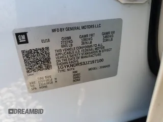 2018 Cadillac XT5 Luxury AWD with VIN 1GYKNDRS3JZ197100, listed as a Copart auction lot 50421165 with 34,911 mi miles and Salvage Title. Bid and sale history available at DreamBid. Image 13.